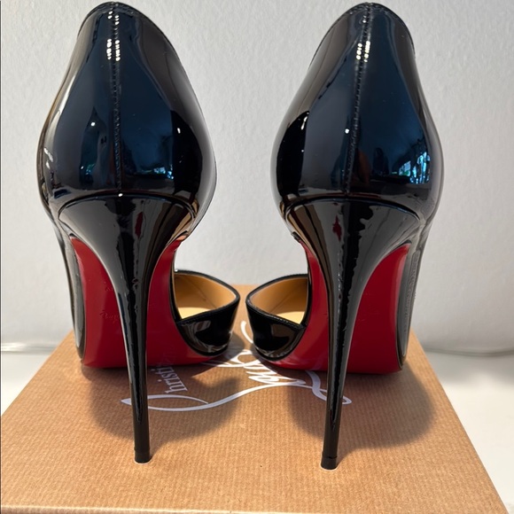 Christian Louboutin Iriza 100 Black Patent - Picture 3 of 16